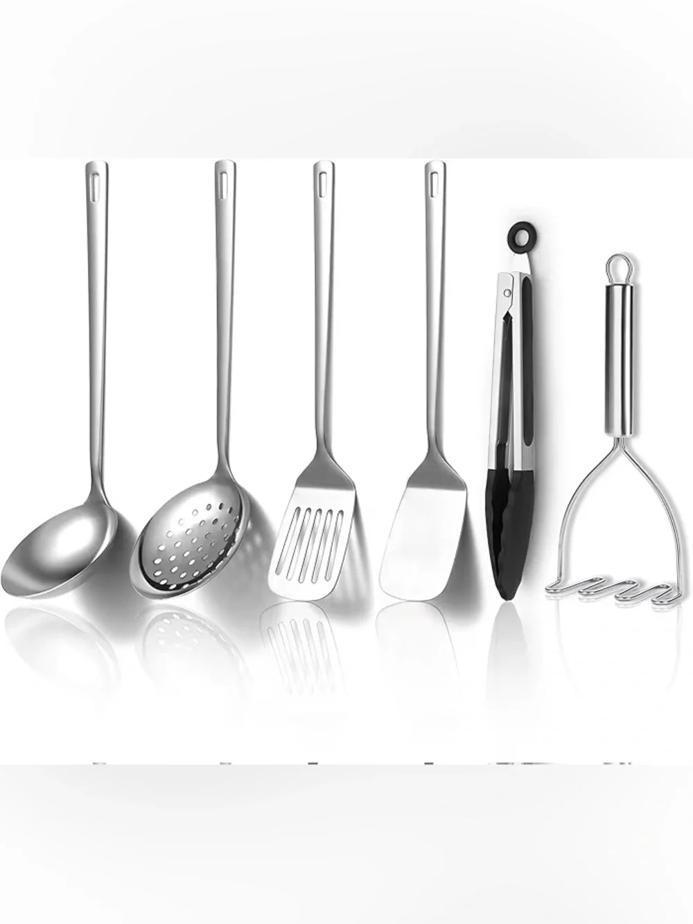Stainless Steel Kitchen Utensils Set 6 Pieces